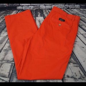 Banana Republic Orange Chinos 36x34